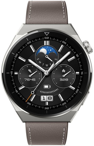 сертифицированный Умные часы Huawei GT 3 Pro Odin Grey фото 3