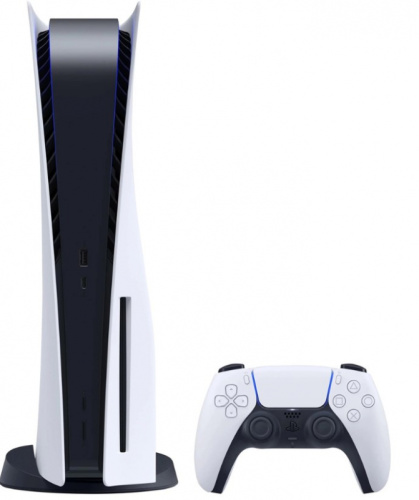 сертифицированный Игровая приставка PlayStation 5 CFI-1208A белый/черный