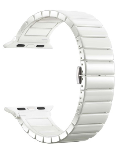 Ремешок для Apple Watch Band 38/40mm Lyambda Libertas металл белый DS-APG-06-40-WH сертифицированный сертифицированный Ремешок для Apple Watch Band 38/40mm Lyambda Libertas металл белый DS-APG-06-40-WH
