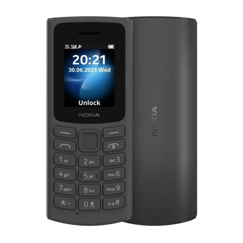 сертифицированный Nokia 105 SS (TA-1569) Черный