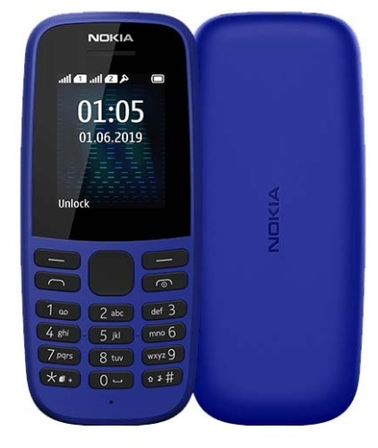 сертифицированный Nokia 105 DS 4G (TA-1378) Синий