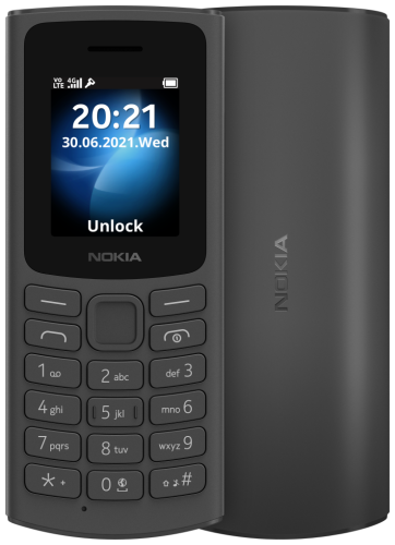 сертифицированный Nokia 105 DS (TA-1557) Темно-серый