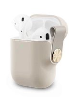 продажа Чехол для AirPods Moshi Pebbo (1st and 2nd Gen) бежевая саванна.