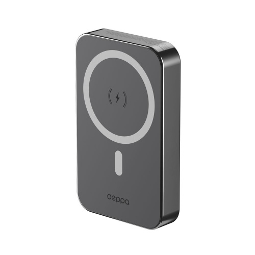 сертифицированный Внешний аккумулятор Deppa NRG MagSafe 10000mAh 20W черный
