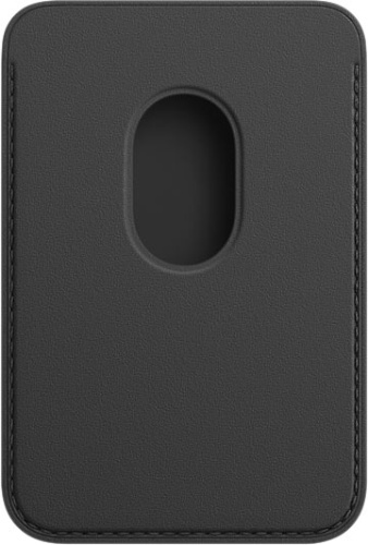 сертифицированный Кардхолдер Apple Leather Wallet with MagSafe для Apple iPhone черный фото 2