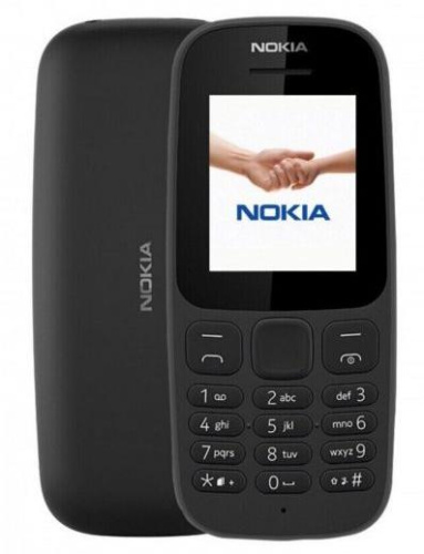 сертифицированный Nokia 105 DS (TA-1174) Черный